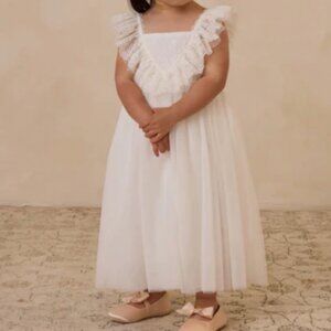 Toddler White Dress (Flower Girl) - Noralee